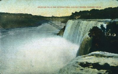 The American Falls and the International Railway Bridge