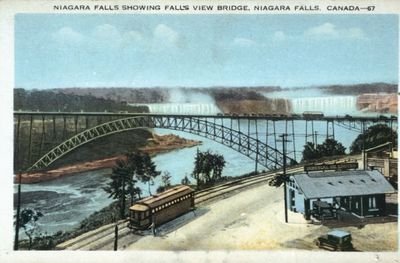 Niagara Falls and the Fallsview Bridge