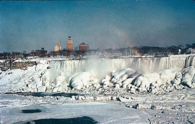 The American Falls in Winter