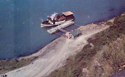 A Maid of the Mist Boat at Dock