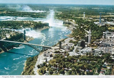 An Aerial View of Niagara Falls