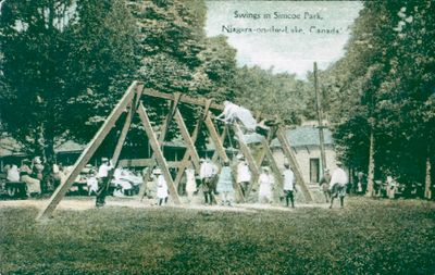 Swings in Simcoe Park