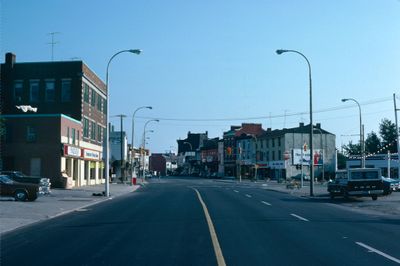 St. Paul W. at the corner of Ontario Street