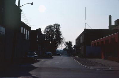 Bond Street looking toward Race Street