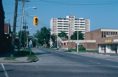 King Street at the corner of Geneva Street