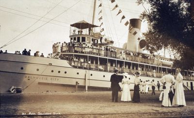 Dalhousie City docked at Port Dalhousie