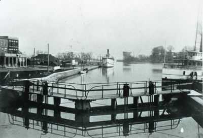 Lock 1 of the Welland Canal, Port Dalhousie