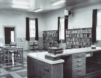 Interior of public library, Port Dalhousie
