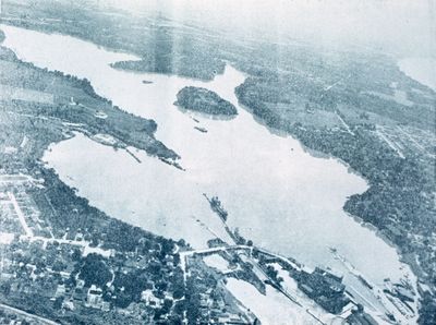 Aerial View of the Henley Regatta