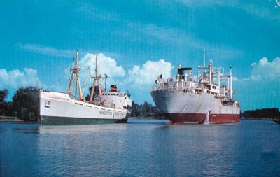 Ships in the Welland Canal