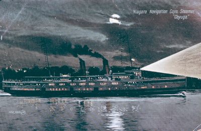 S.S. Cayuga at Night