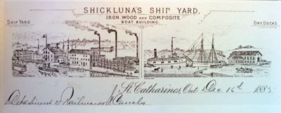 Shickluna's Shipyard Card