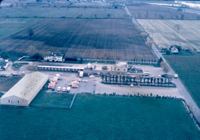 Aerial View of Avondale Dairy