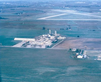 Aerial View of Avondale Dairy