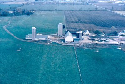 Aerial View of Avondale Dairy