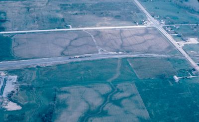 Aerial view of Farmland