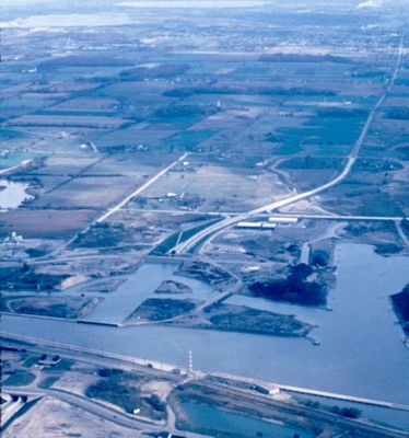 Aerial View of the Welland Canal