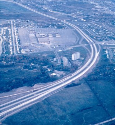 Aerial view of the Pen Centre