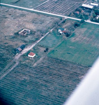 Aerial View of Farms