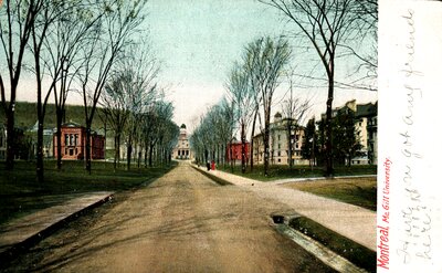 Cora Goring Collection - McGill University Postcard