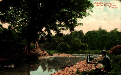 Cora Goring Collection - Don River Postcard