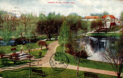 Cora Goring Collection - Postcard from Illinois