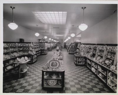 Interior of Floyd's Jewellery Ltd., St. Paul Street, St. Catharines