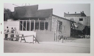 Macdonald Auto Electric after the fire, St. Catharines