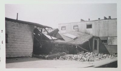 Macdonald Auto Electric, damage after the fire, St. Catharines