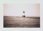 Outer range lighthouse and marina pier, Port Dalhousie
