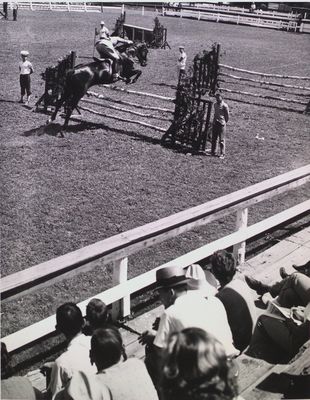 Jumping event at Kiwanis Horse Show, St. Catharines