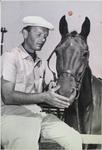 Man with horse at Kiwanis Horse Show, St. Catharines