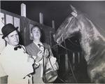 Horse, rider, and owner at Kiwanis Horse Show, St. Catharines