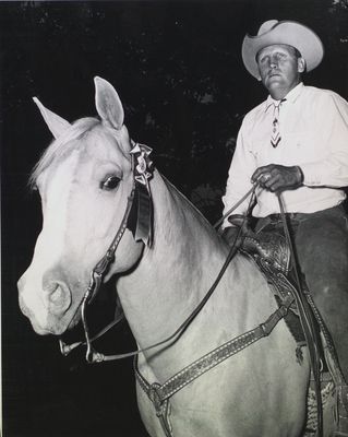 Man on horseback, Kiwanis Horse Show, St. Catharines