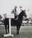 Brian Corbett on horseback at the Kiwanis Horse Show, St. Catharines