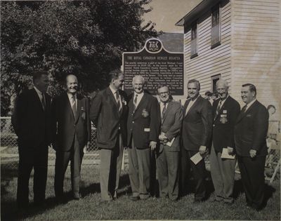 Plaque ceremony commemorating the Royal Henley Regatta, Port Dalhousie