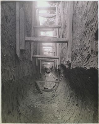 Construction of brick tile sewers, St. Catharines