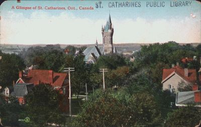 An aerial view of St. Catharines