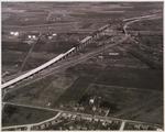 Aerial view of the St. Catharines Skyway under construction
