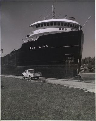 S.S. &quot;Red Wing&quot; in the Welland Canal, St. Catharines