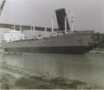 Cargo ship "Belmona" at the Homer Bridge, St. Catharines