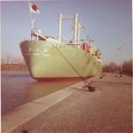 Japanese freighter "Mogamisan Maru" docked on the Welland Canal