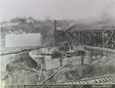 Bridge 4 Substructure, Welland Ship Canal, Niagara-on-the-Lake