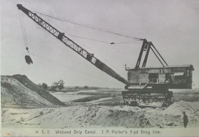 J.P. Porter's 5-yard Drag Line, Welland Ship Canal