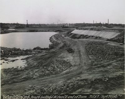 Pond 6 looking southwest, Welland Ship Canal