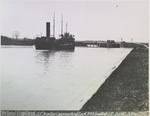 S.S. "Acadian" approaching Lock 3, Welland Ship Canal, Niagara-on-the-Lake