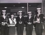 Royal Canadian Sea Cadets Corps Renown with trophies, St. Catharines