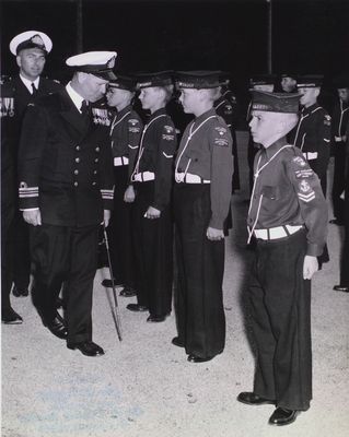 Reviewing the Royal Canadian Sea Cadets Renown, St. Catharines