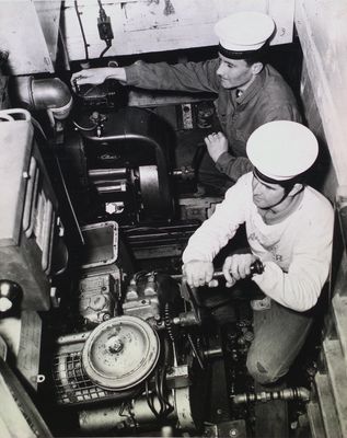 Cadets working on the Renown III, St. Catharines