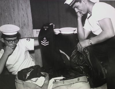 Unidentified members of the Royal Canadian Sea Cadets Renown, St. Catharines